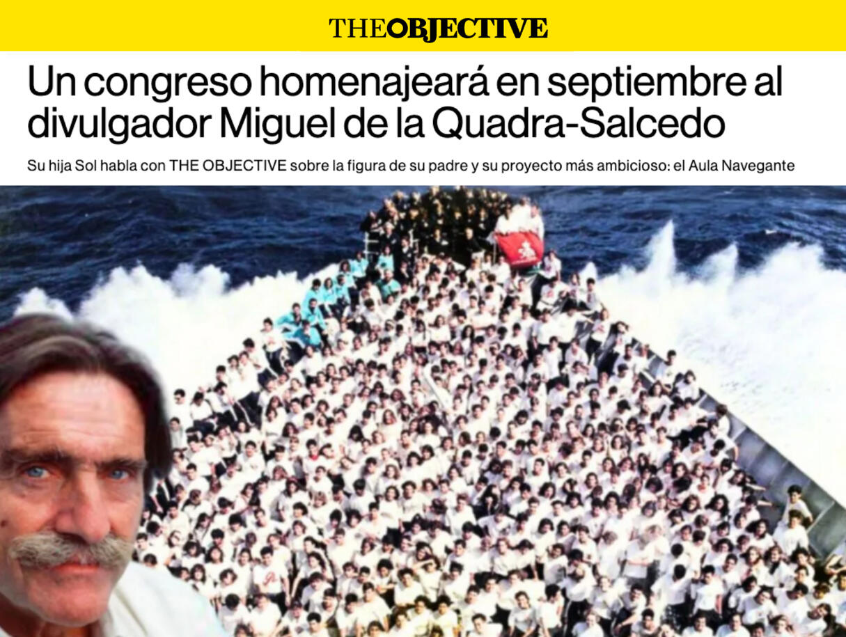 Un congreso homenajeará en septiembre al divulgador Miguel de la Quadra-Salcedo
